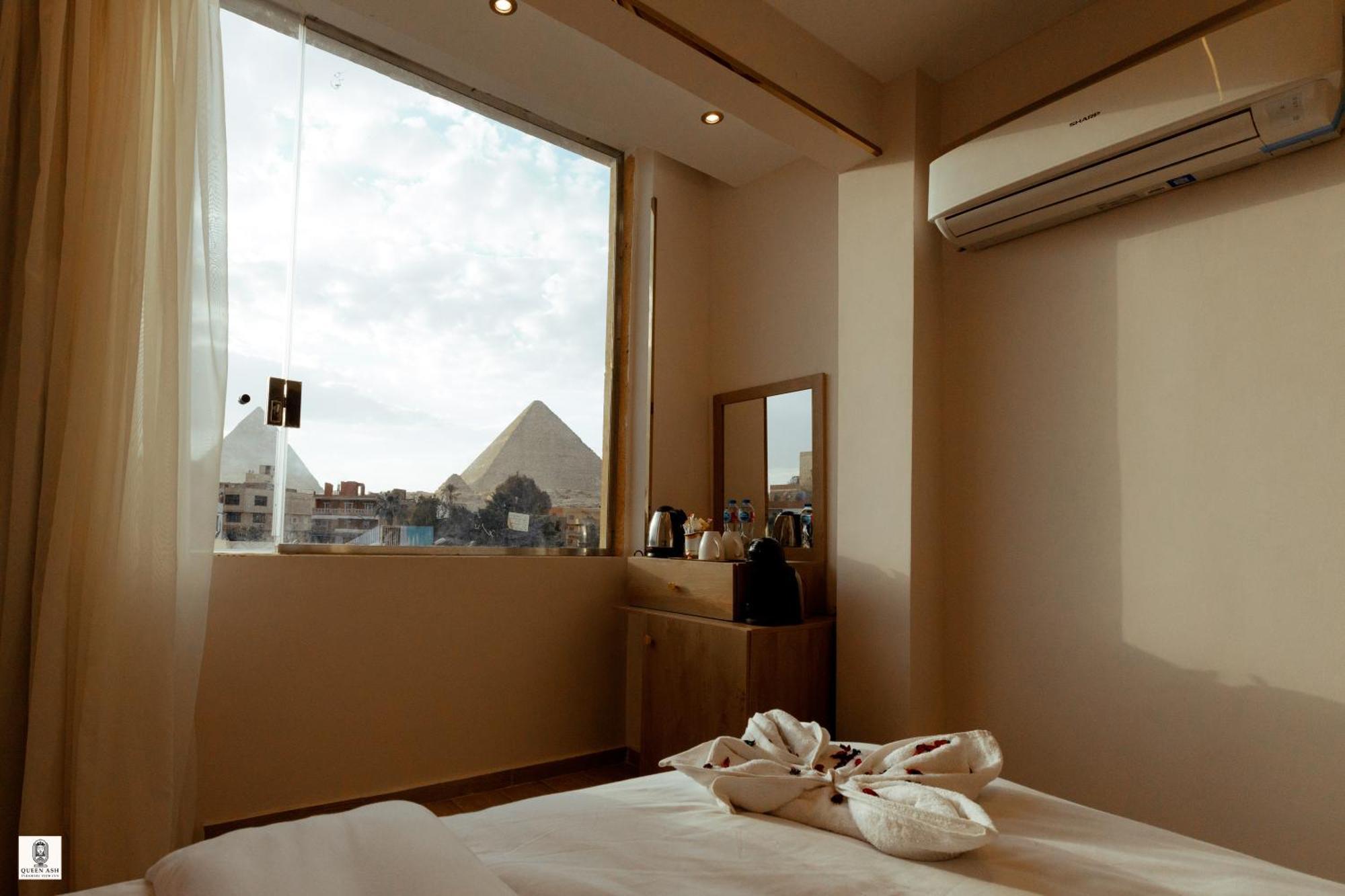 Queen Ash Pyramid View Inn Kafret el-Gabal Екстериор снимка