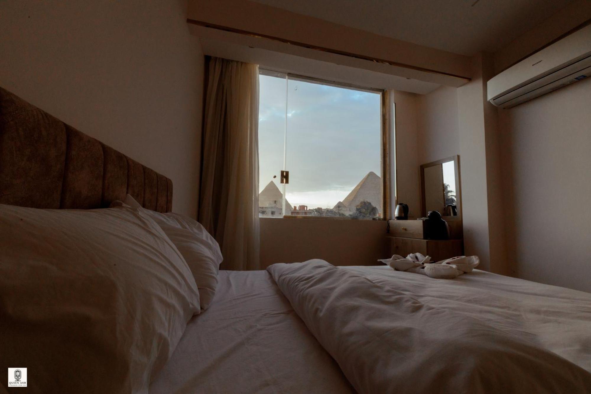 Queen Ash Pyramid View Inn Kafret el-Gabal Екстериор снимка