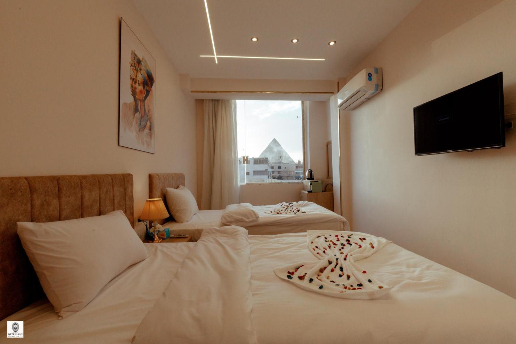 Queen Ash Pyramid View Inn Kafret el-Gabal Екстериор снимка