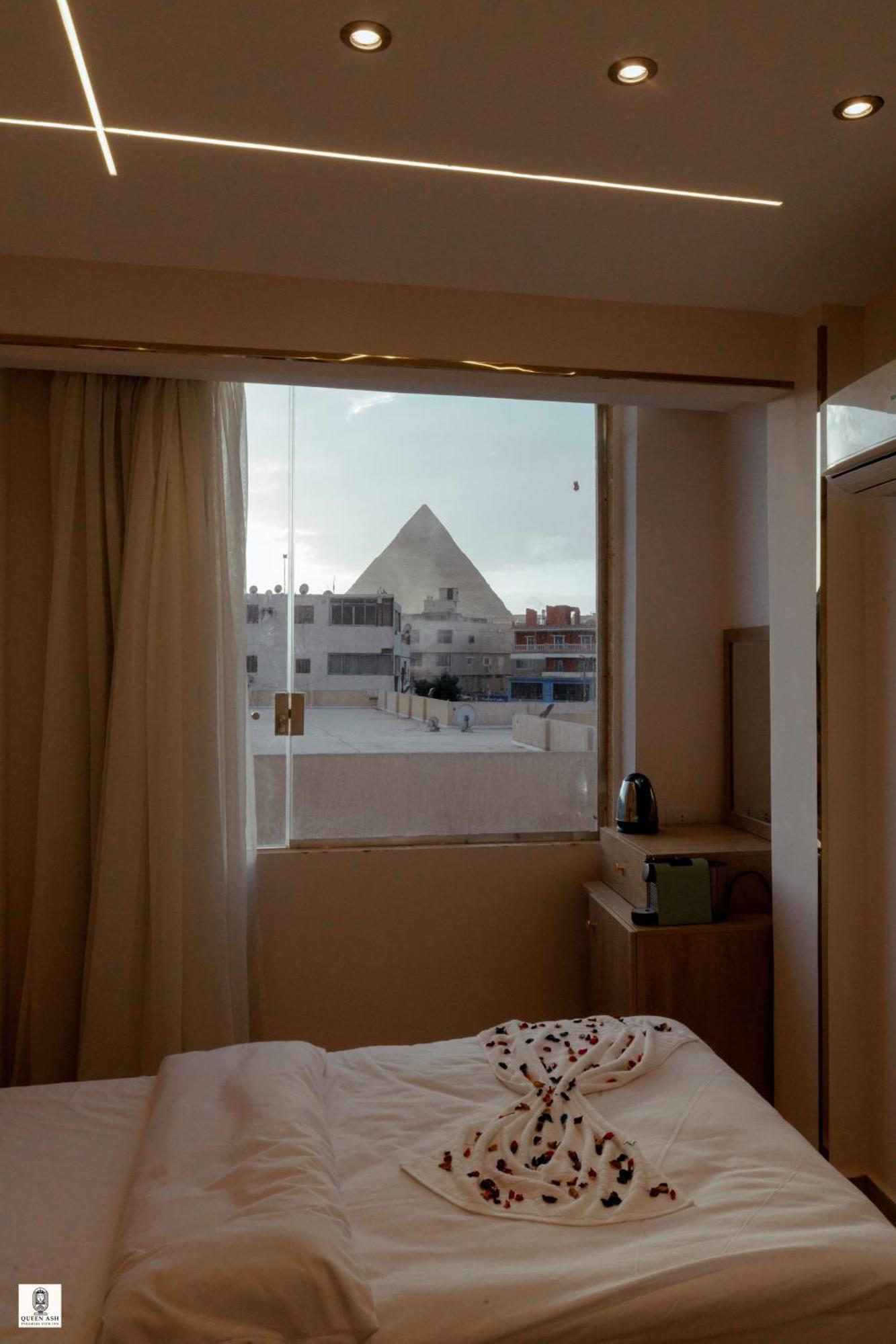 Queen Ash Pyramid View Inn Kafret el-Gabal Екстериор снимка