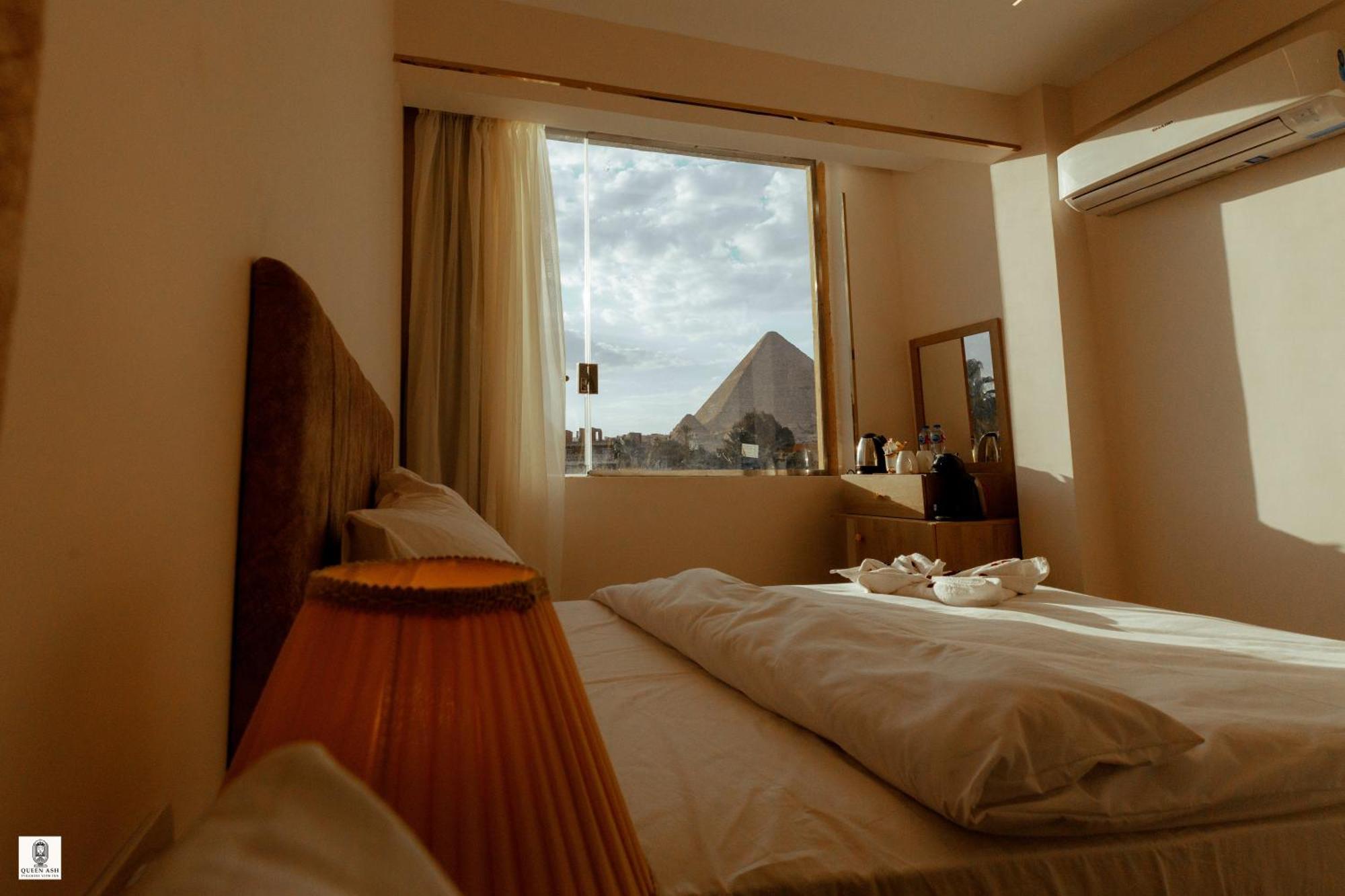 Queen Ash Pyramid View Inn Kafret el-Gabal Екстериор снимка