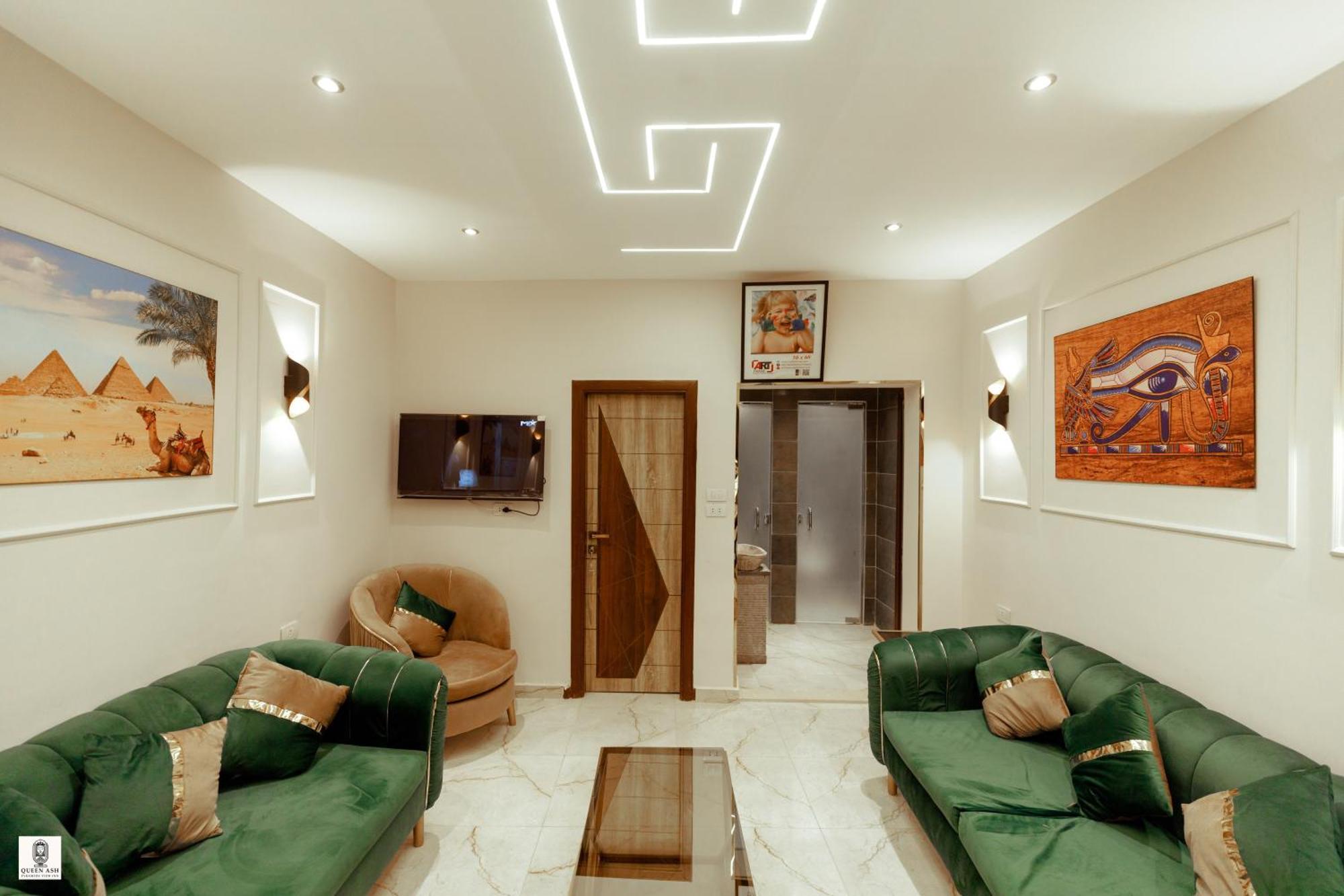 Queen Ash Pyramid View Inn Kafret el-Gabal Екстериор снимка