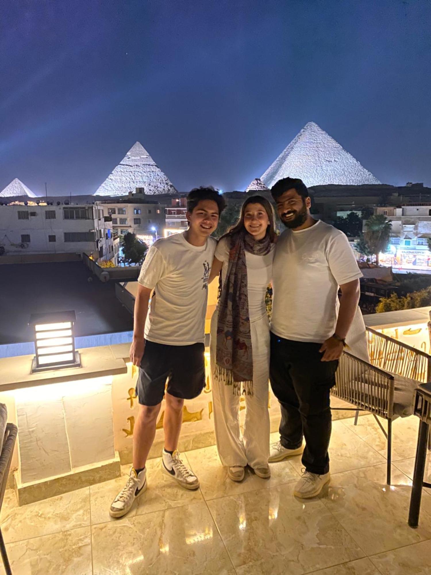 Queen Ash Pyramid View Inn Kafret el-Gabal Екстериор снимка